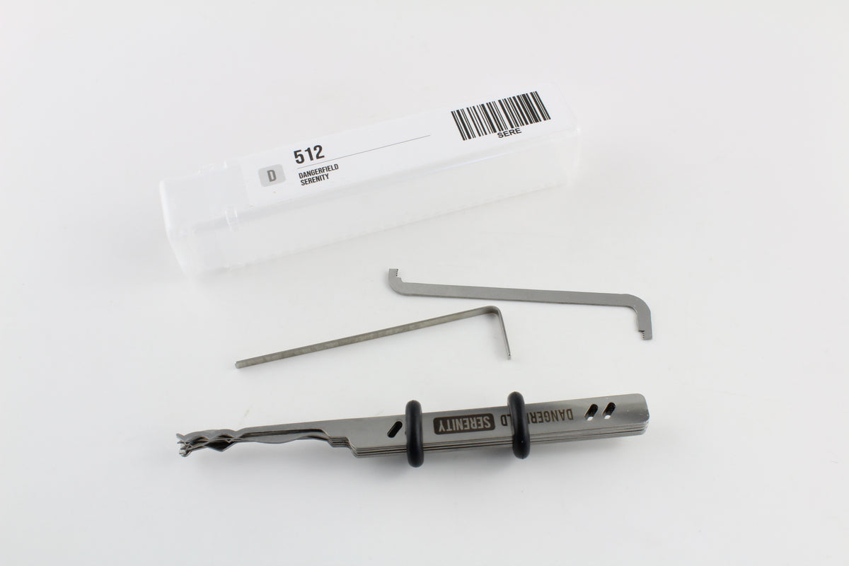 Dangerfield Serenity Lock Pick Set - Core Lock Picks and Tensioners for all pickers
