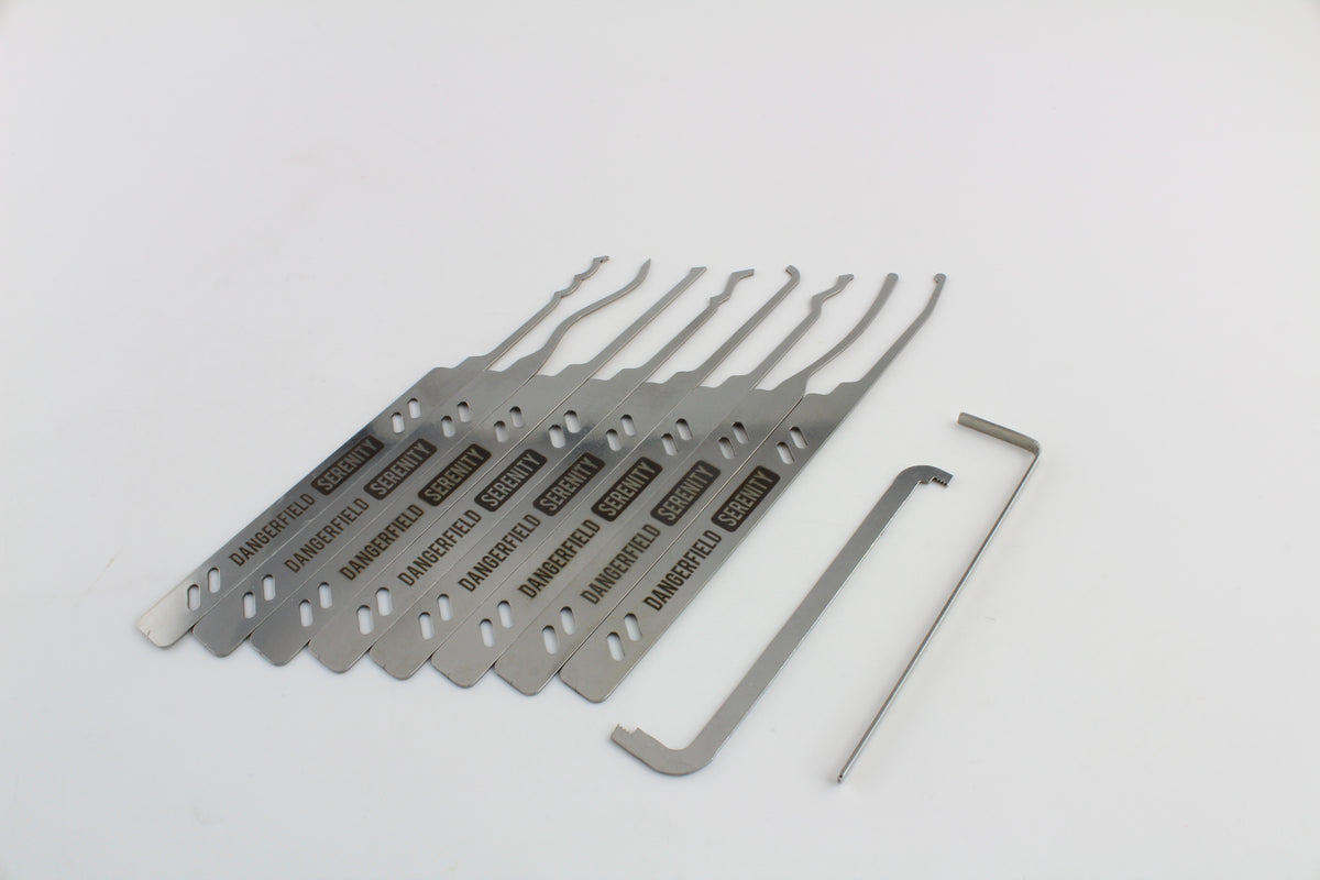 Dangerfield Serenity Lock Pick Set - Core Lock Picks and Tensioners for all pickers