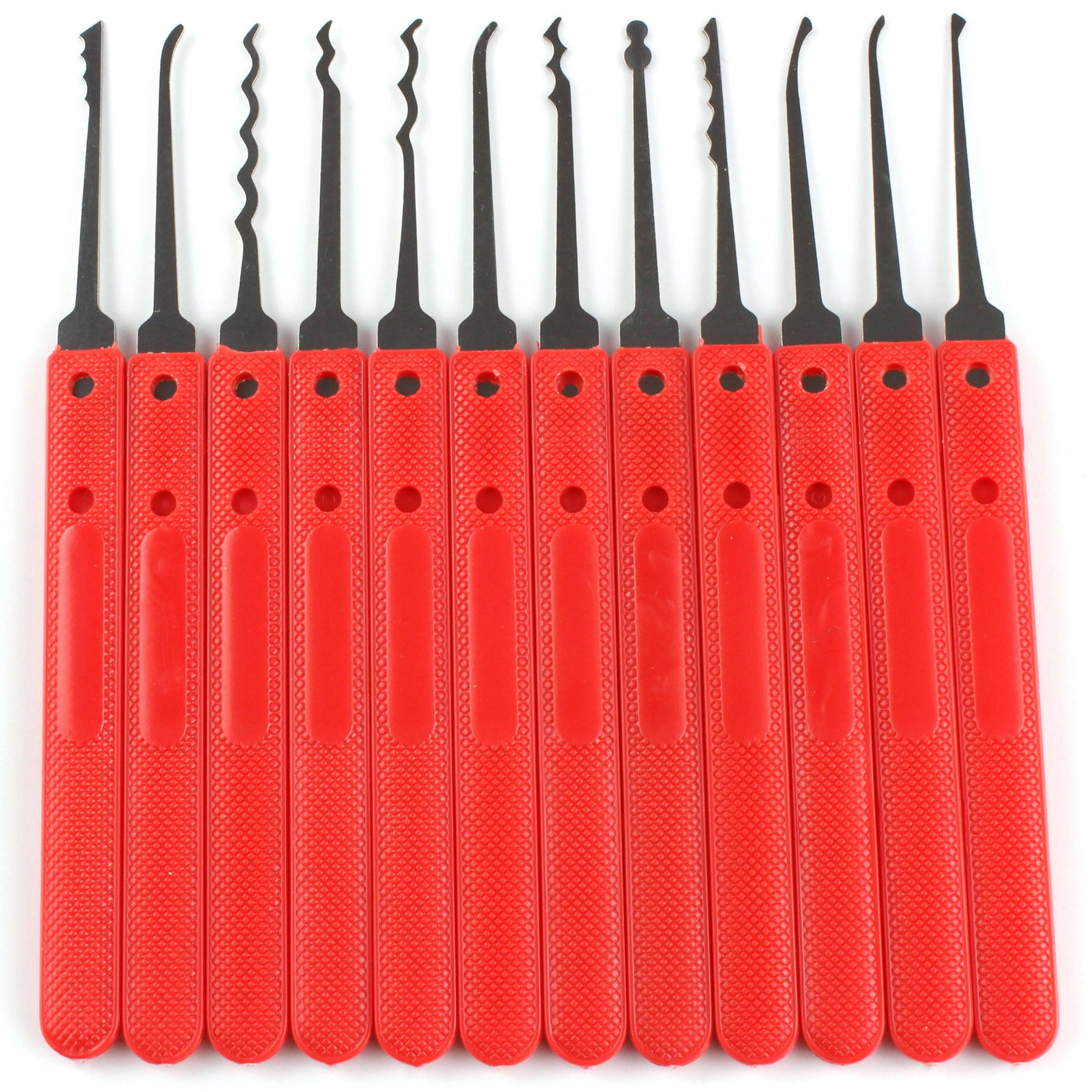 Compact Lock Pick Set Lokko Diamond red picks only vertical