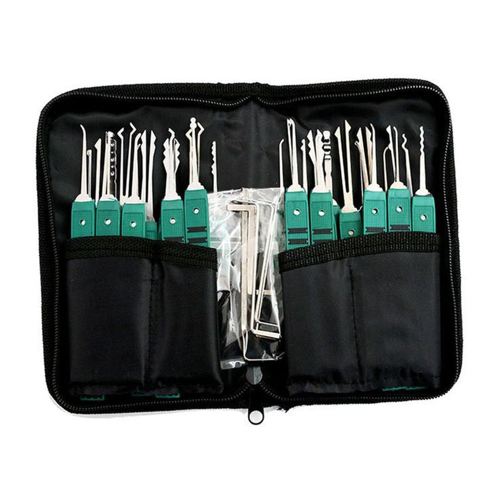 KLOM 32 piece lock pick set with case