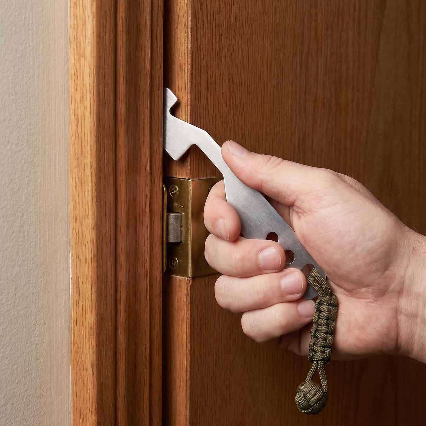 Pocket Shove-Knife Tool - Door Latch Bypass & Shim Tool (Keyring & pocket sized)