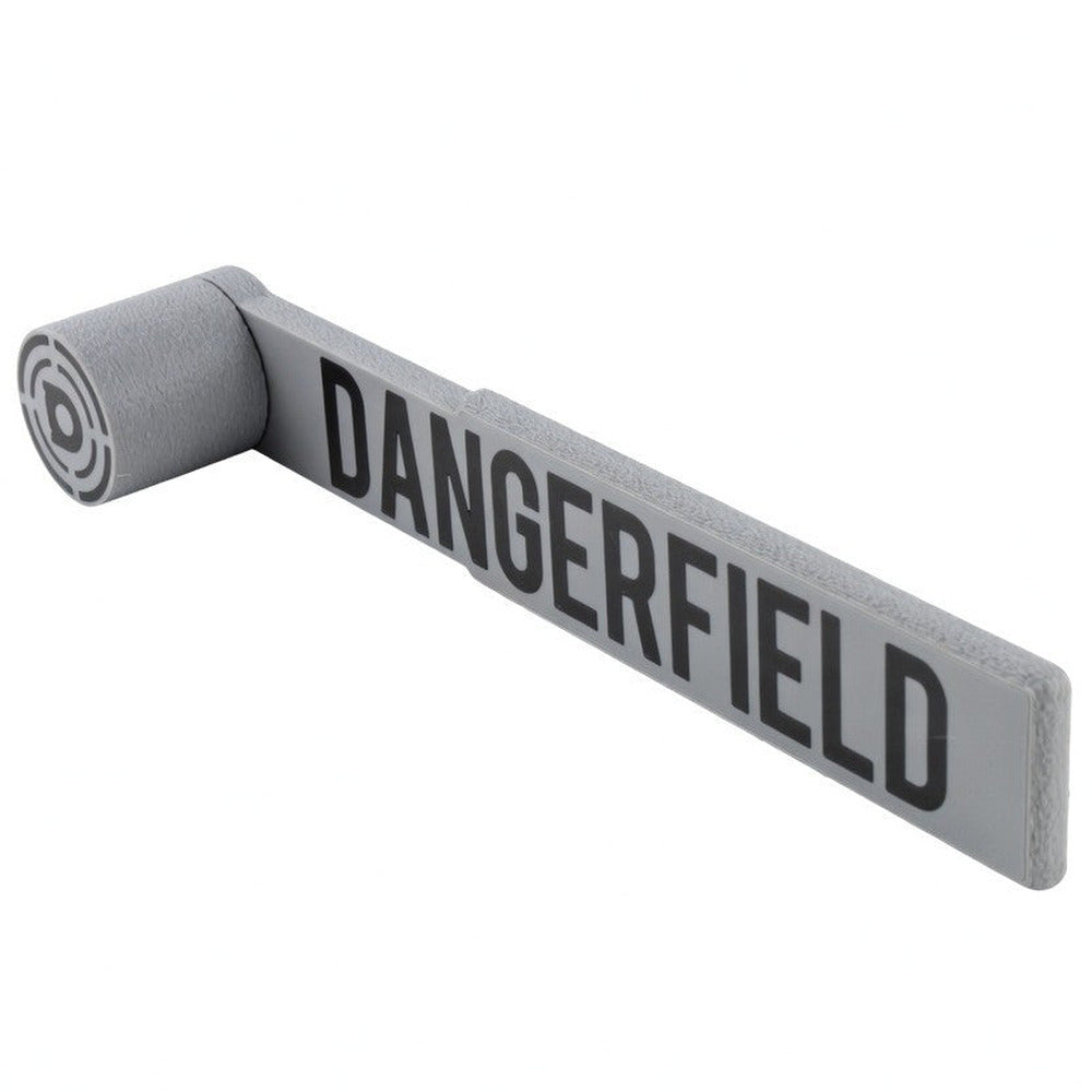 Dangerfield Bump Hammer with a flat branded handle and a short cylindrical striking head