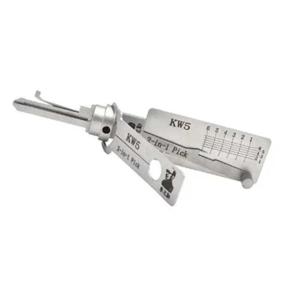 Lishi KW5 Kwikset 6-pin decoder grid detail