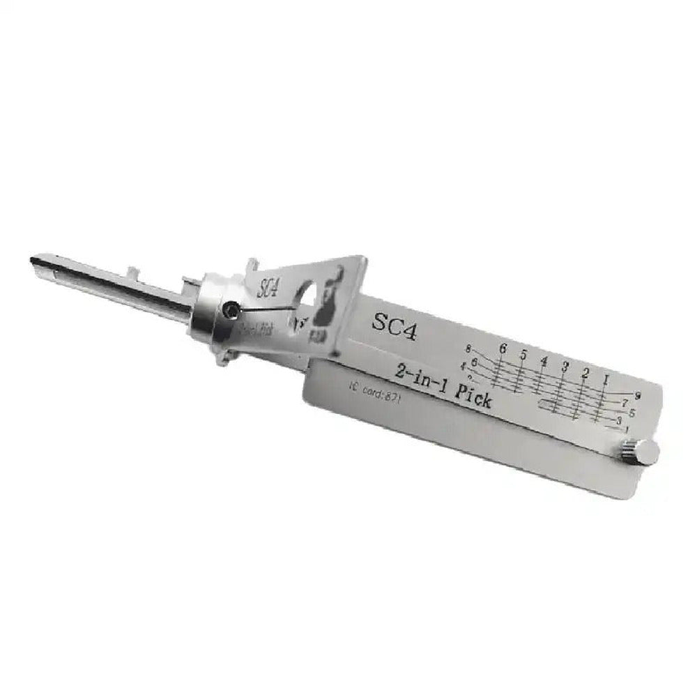 Lishi SC4 Schlage 6-pin decoder grid detail