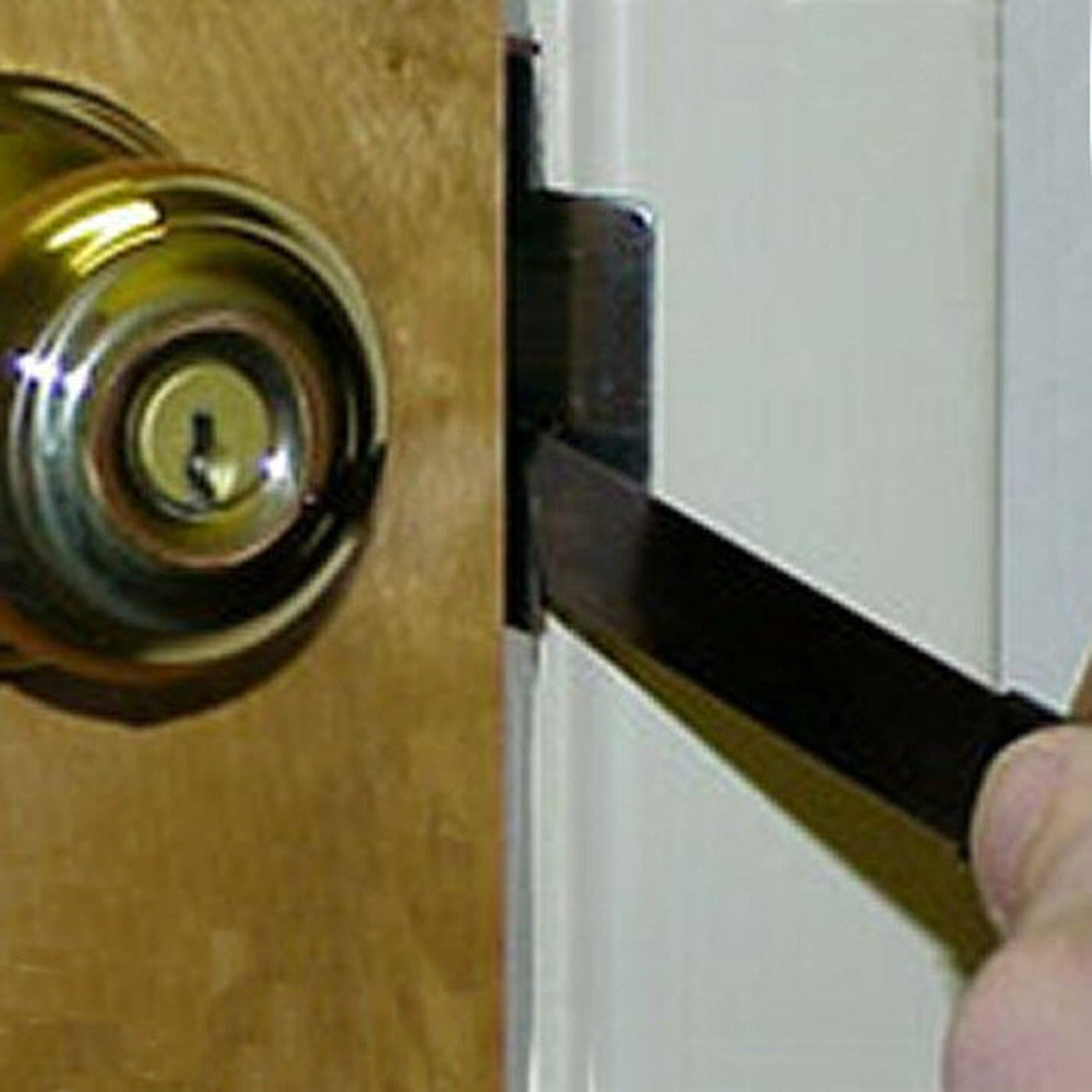 Shove-It bypass tool working against a latch