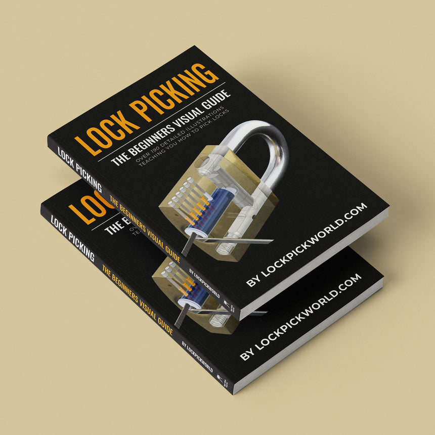 Lock Picking, The Beginners Visual Guide - 190 Full Color Illustrations and 176 Pages teaching you how to pick locks in depth