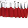 HUK Red Tiger Lock Pick Set - UKBumpKeys