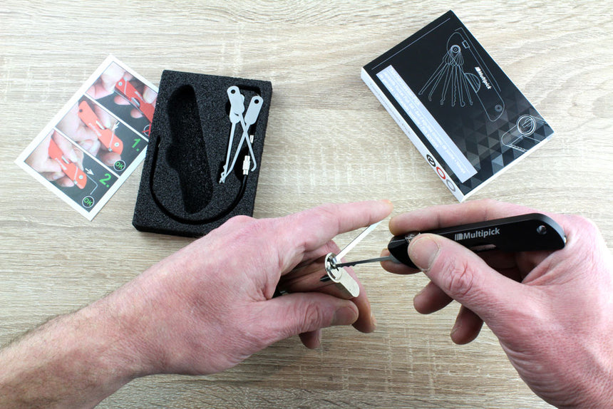 Multipick EXTENDED Jacknife Pocket Pick Set Blackline Edition