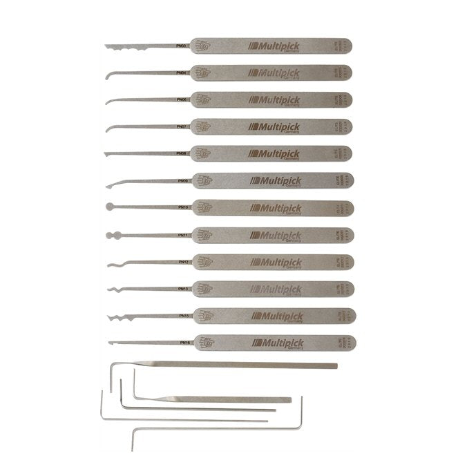 Multipick ELITE 17 Piece Professional Lock Picks