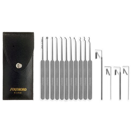 SouthOrd C1510 15 piece slimline lock pick set