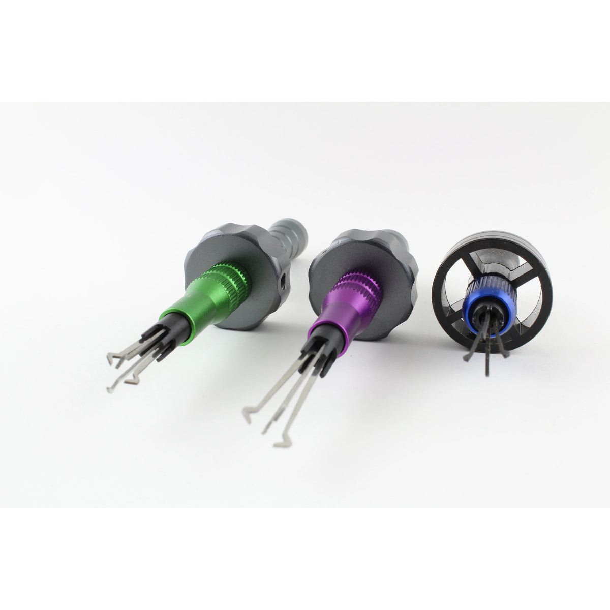 Multi-gauge cross lock pick set for cruciform locks
