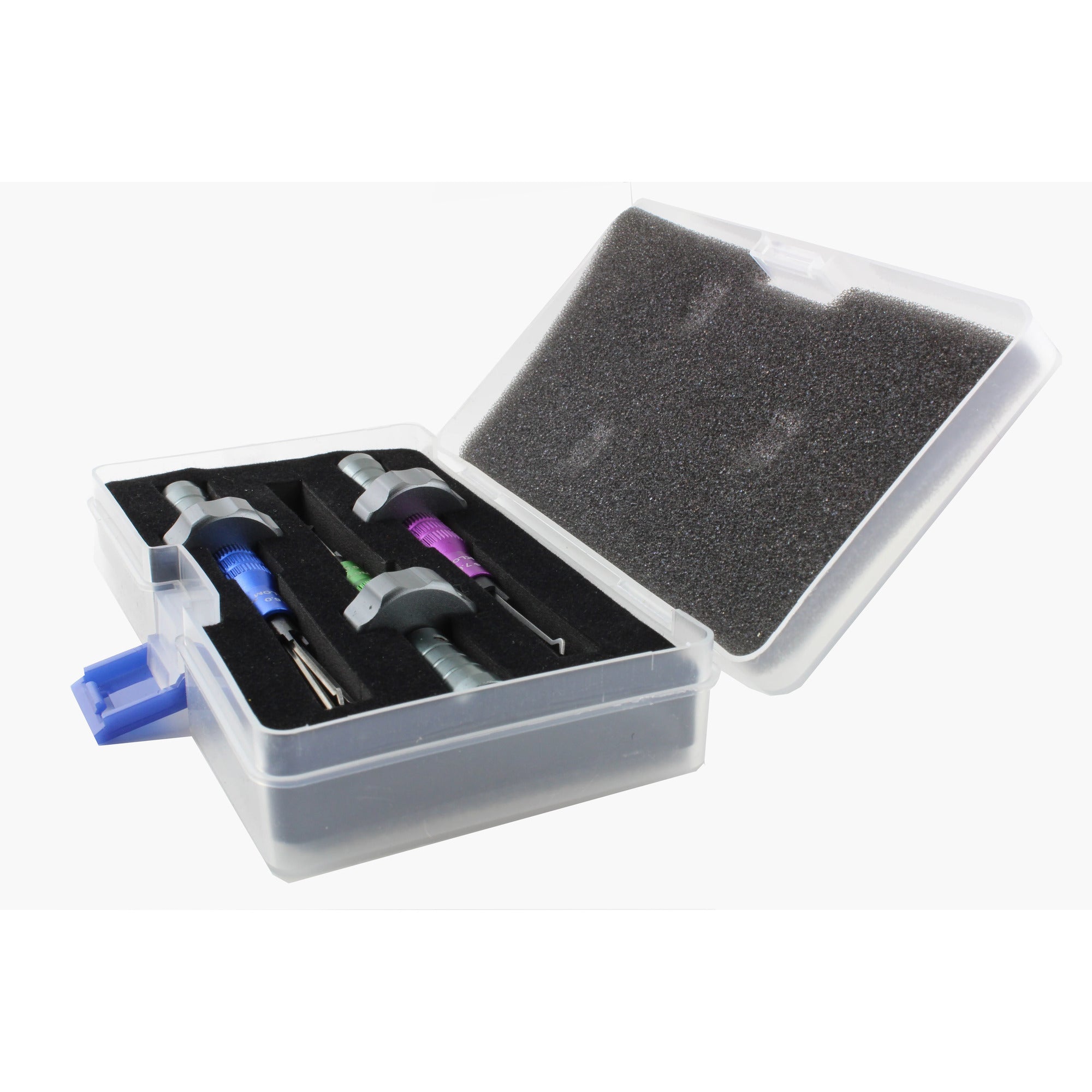 Cased 3 Piece Cross and Cruciform Lock Pick Set