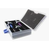 Cross and cruciform lock picks stored in hard case