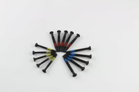 Lokko plug puller screws laid in a sunburst with the drive heads facing outward