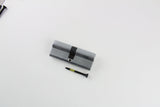 Lokko extraction screws laid out together, sorted by red, blue, and yellow diameters