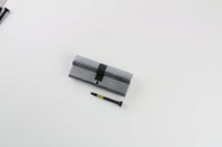 Lokko extraction screws laid out together, sorted by red, blue, and yellow diameters