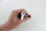 Lokko plug puller pull-screws grouped by colour on a clean studio backdrop