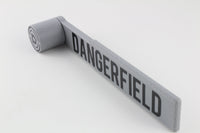 Dangerfield Bump Hammer laid flat, head and handle viewed from the striking-face side