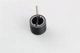 Bump key and rubber dampener positioned at the face of a lock cylinder