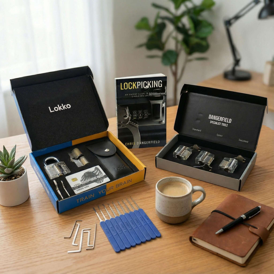 Beginner Lock Pick Set with Practice Locks | Lokko