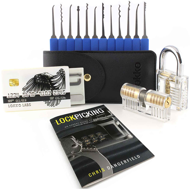 Online Lock Picking Team Event for 30 People Lokkoboxsetwithguide