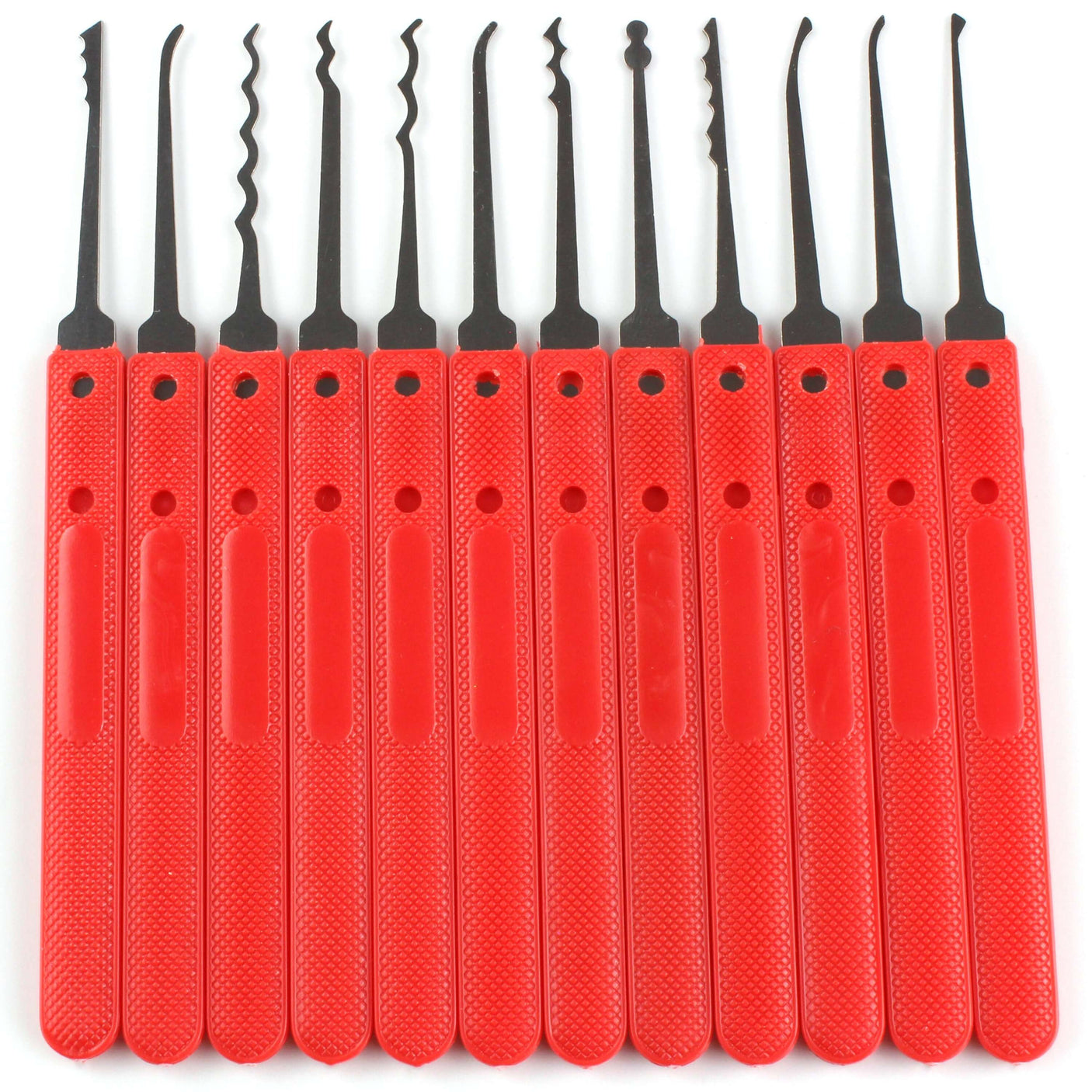 Compact Lock Pick Set Lokko Diamond red picks only vertical