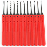 Compact Lock Pick Set Lokko Diamond red picks only vertical