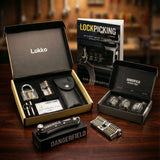 Beginners Lock Pick Set - Picks, Practice Locks, Covert Kit + How-to Guide