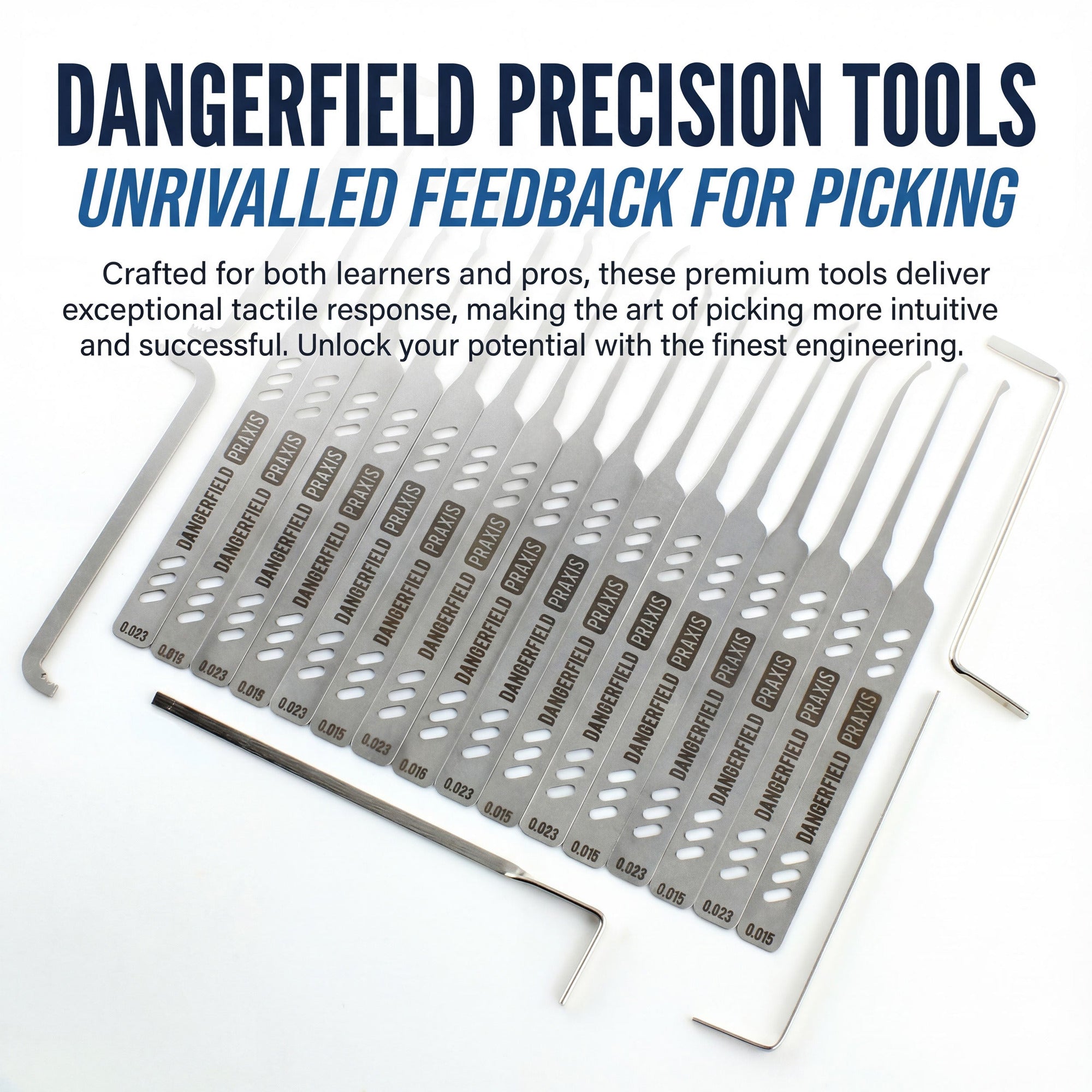 Lock Pick Set (Dangerfield) - Pro Lock Picks, Tools and Case