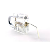 SOHO slimline rake working inside a clear padlock