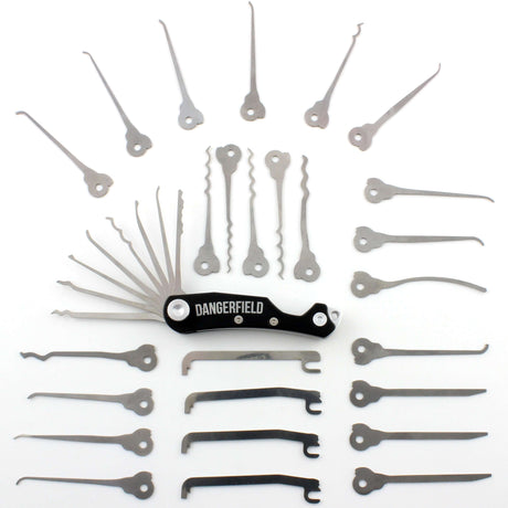 Skeleton Key Multitool + 26 Piece Expansion Set by Dangerfield skeleton in middle of expansion