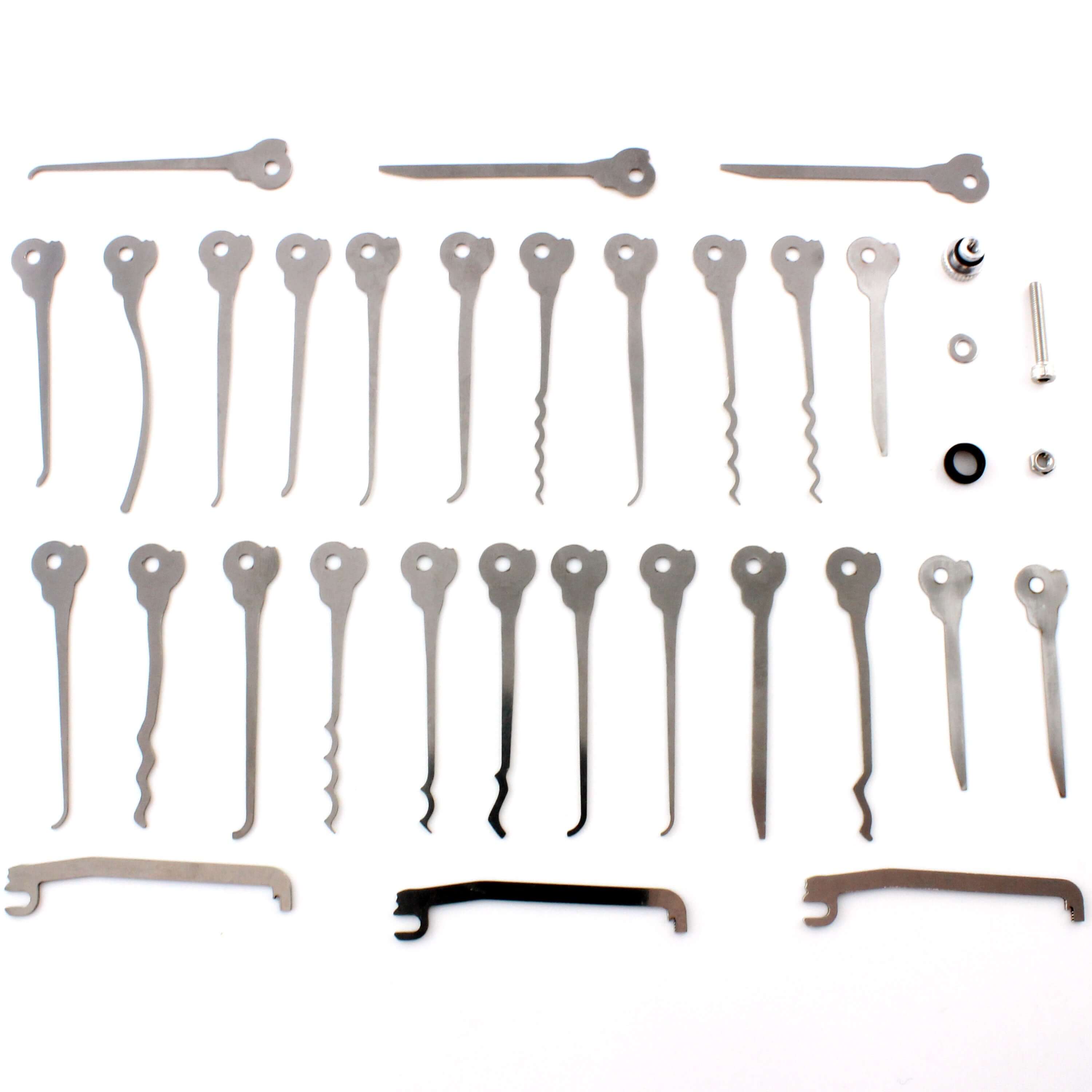 Skeleton Key Multitool + 26 Piece Expansion Set by | LockPickWorld