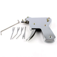 Lokko manual pick gun angled on a white background showing trigger and needle holder