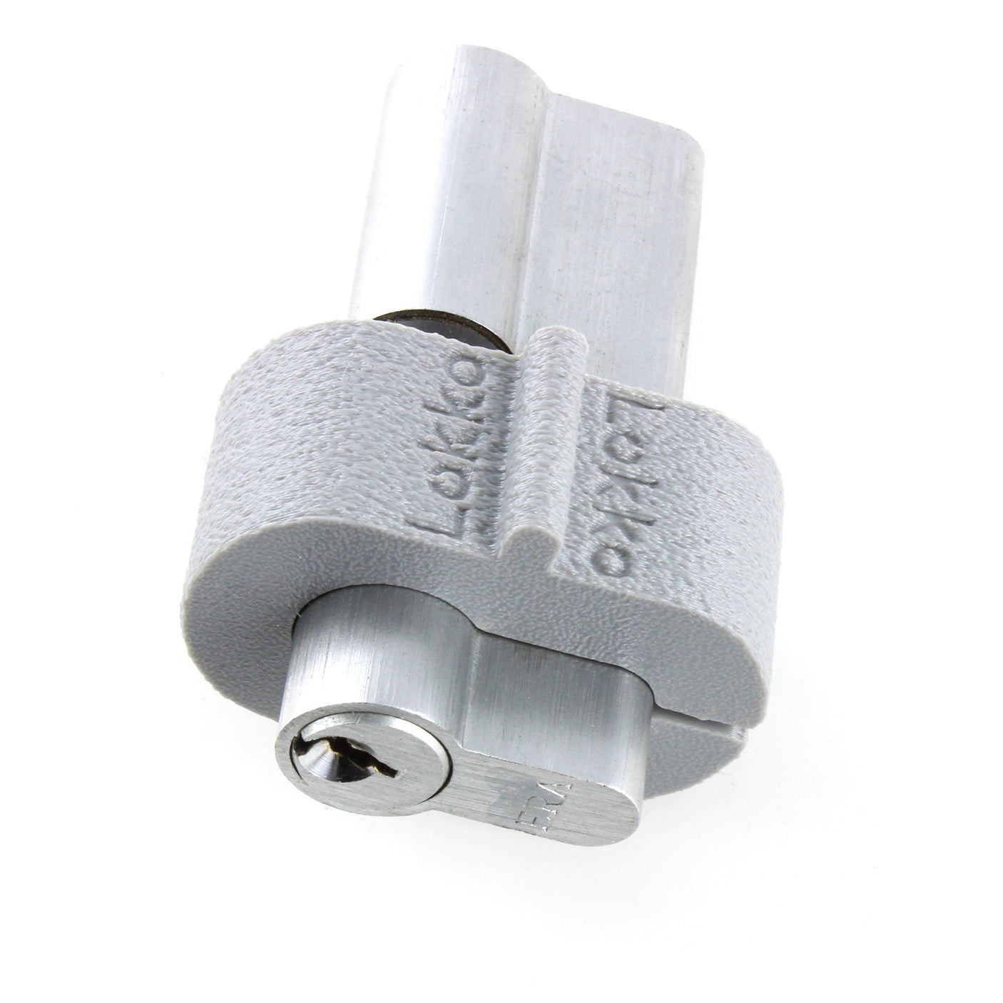 Lokko Euro Cylinder Lock Picking Vice Support holder angle side withlock 2