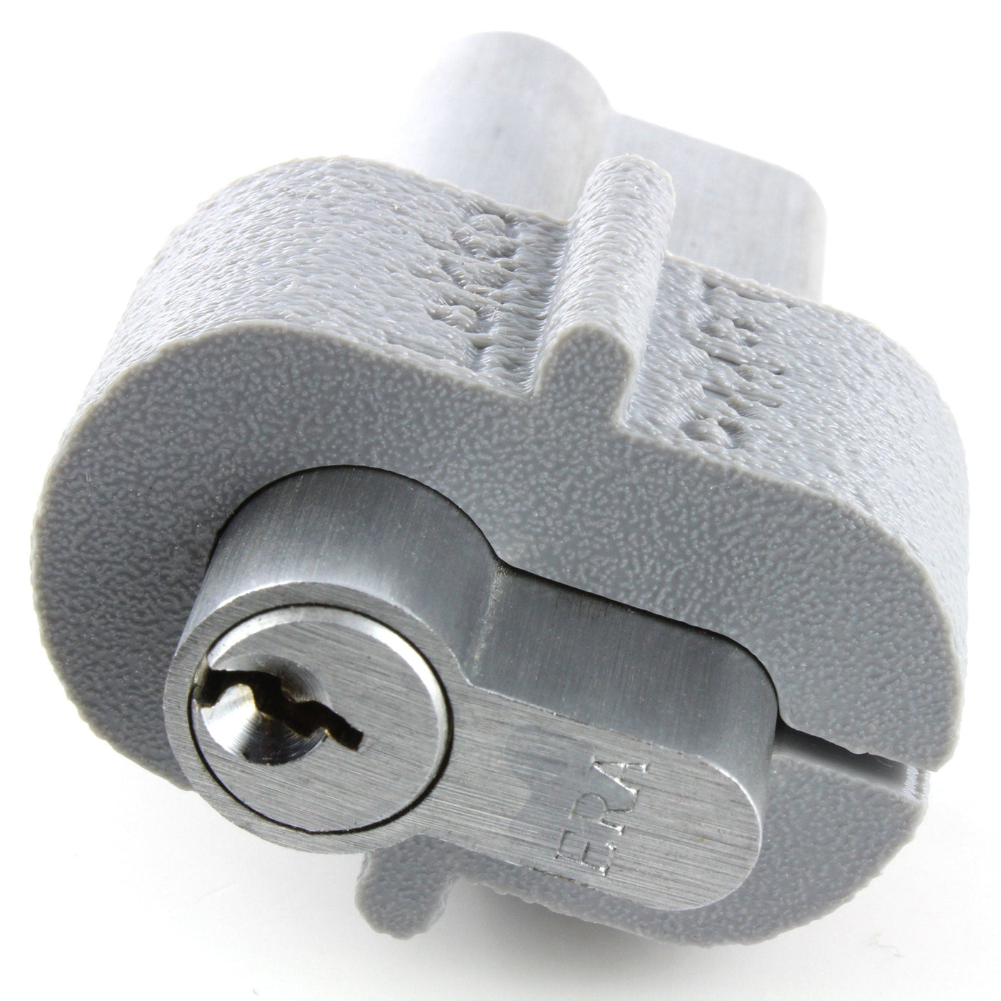Lokko Euro Cylinder Lock Picking Vice Support holder angle side withlock