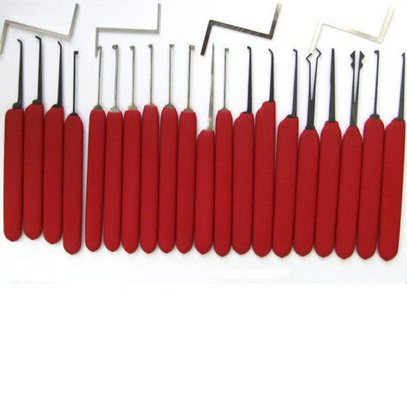 HUK Red Tiger 24 piece dimple plus pick set