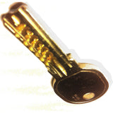 Close view of the ISEO R6 dimple bump key cuts