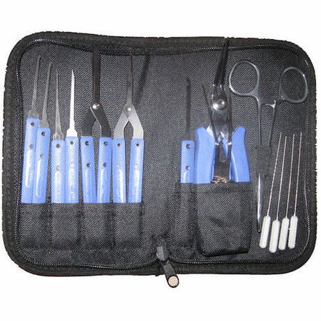 GOSO 16 piece broken key extractor set in carry case