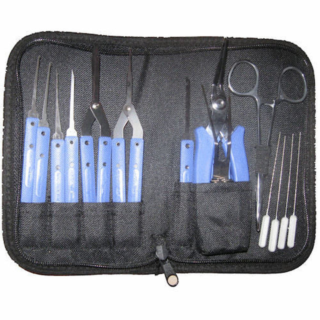 GOSO 16 piece broken key extractor set in carry case