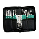 KLOM 32 piece lock pick set with case