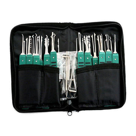 KLOM 32 piece lock pick set with case