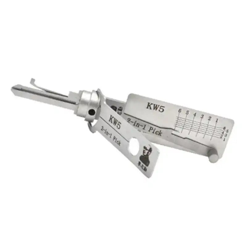 Lishi KW5 Kwikset 6-pin decoder grid detail