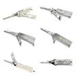 Lishi Residential 6-Pack: KW1, KW5, SC1, SC4, SC20 and AM5 2-in-1 picks laid out together