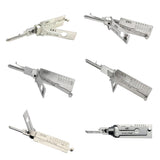 Lishi Residential 6-Pack: KW1, KW5, SC1, SC4, SC20 and AM5 2-in-1 picks laid out together