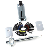 Lokko plug puller set with the bell body, self-tapping pulling screws, protection plates, and cam turner