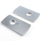 The two Lokko protection plates that spread load across the door face during a plug pull