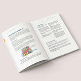 Open book displaying diagrams and text on lock picking techniques from the guide 'Lock Picking - Beginners Visual Guide'.