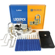 Lokko Beginners Box contents: picks, tensioners, clear practice locks and guide