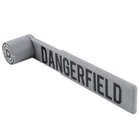 Dangerfield Bump Hammer with a flat branded handle and a short cylindrical striking head