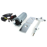 Wide layout of the Lokko bell plug puller kit parts, bell puller, protection plates, screws, and cam turner in a row